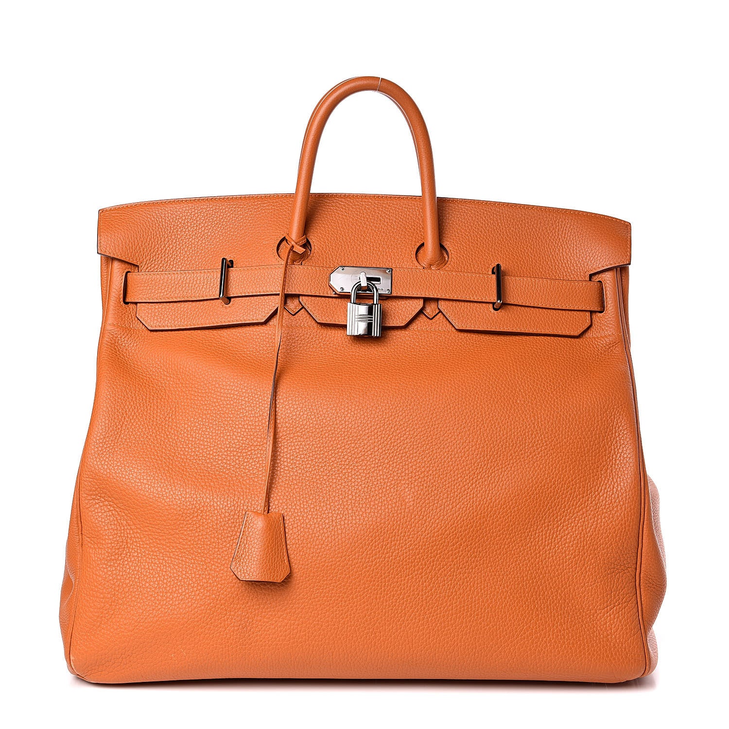 Hermes Togo HAC Travel Birkin 50 Orange 1 of 27