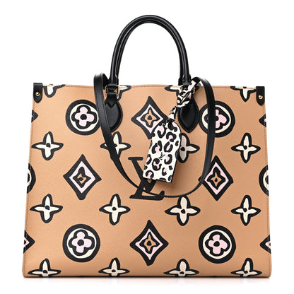 Louis Vuitton Monogram Giant Wild At Heart Onthego GM Arizona 1 of 8