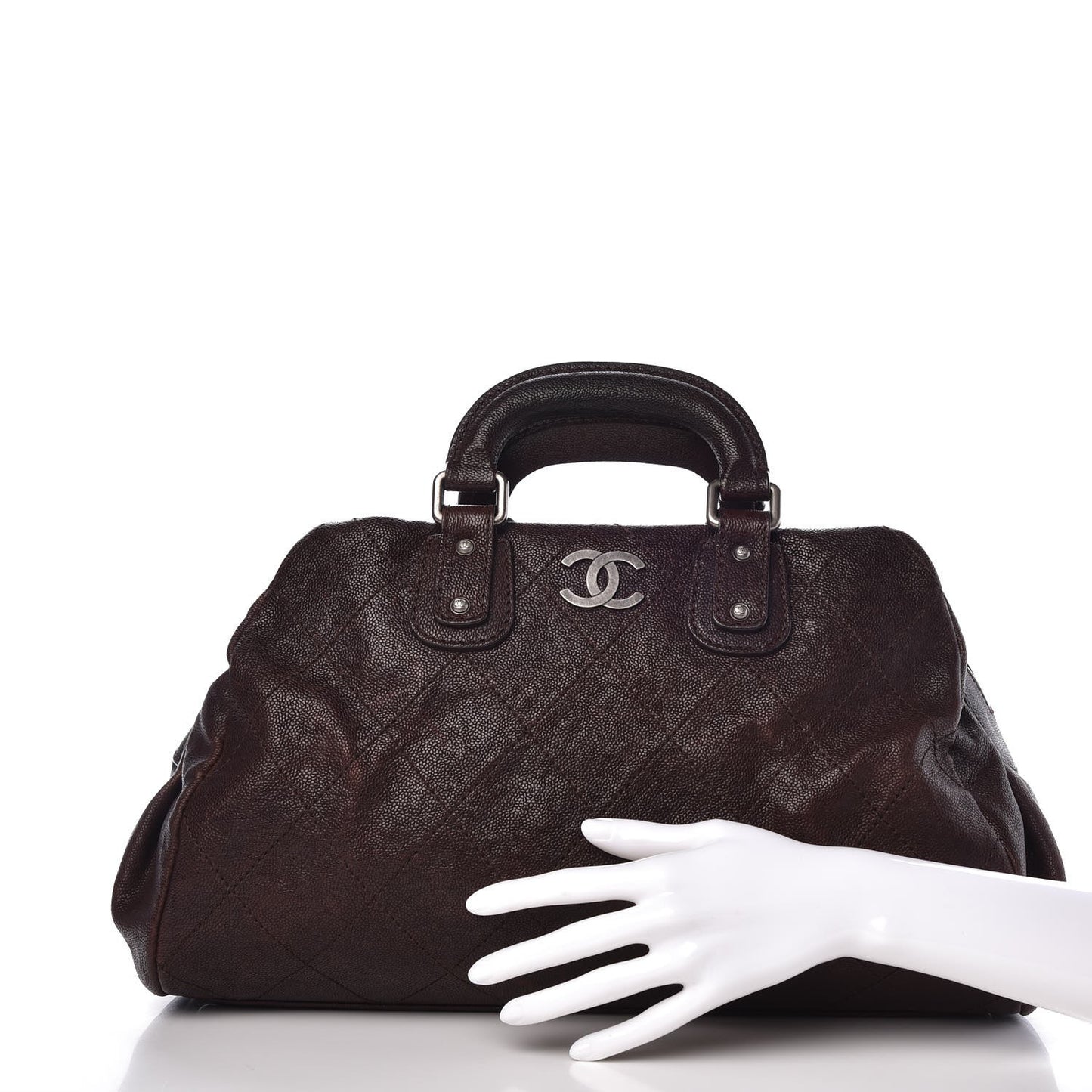 Caviar Large Outdoor Ligne Doctor Bag Brown