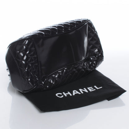 Chanel Patent Quilted Mademoiselle Small Frame Bag Purple 4 of 7