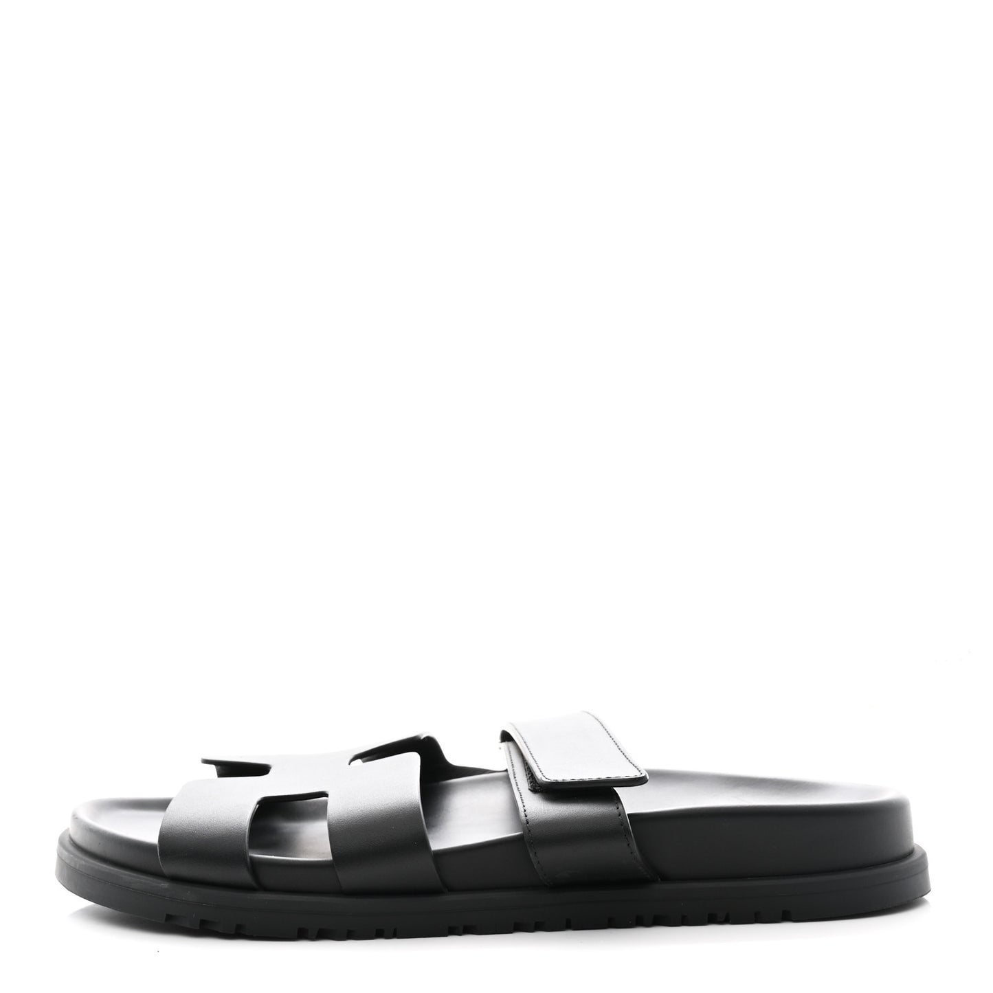 Calfskin Womens Chypre Sandals 40.5 Black