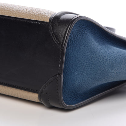 Celine Bullhide Calfskin Nano Tri-Color Luggage Light Taupe 9 of 12