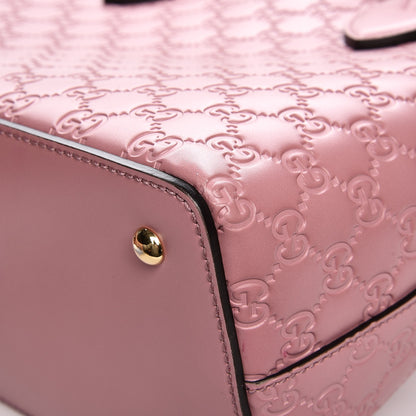 Gucci Guccissima Signature Linea A Foldover Tote Rose Baby Candy 12 of 12