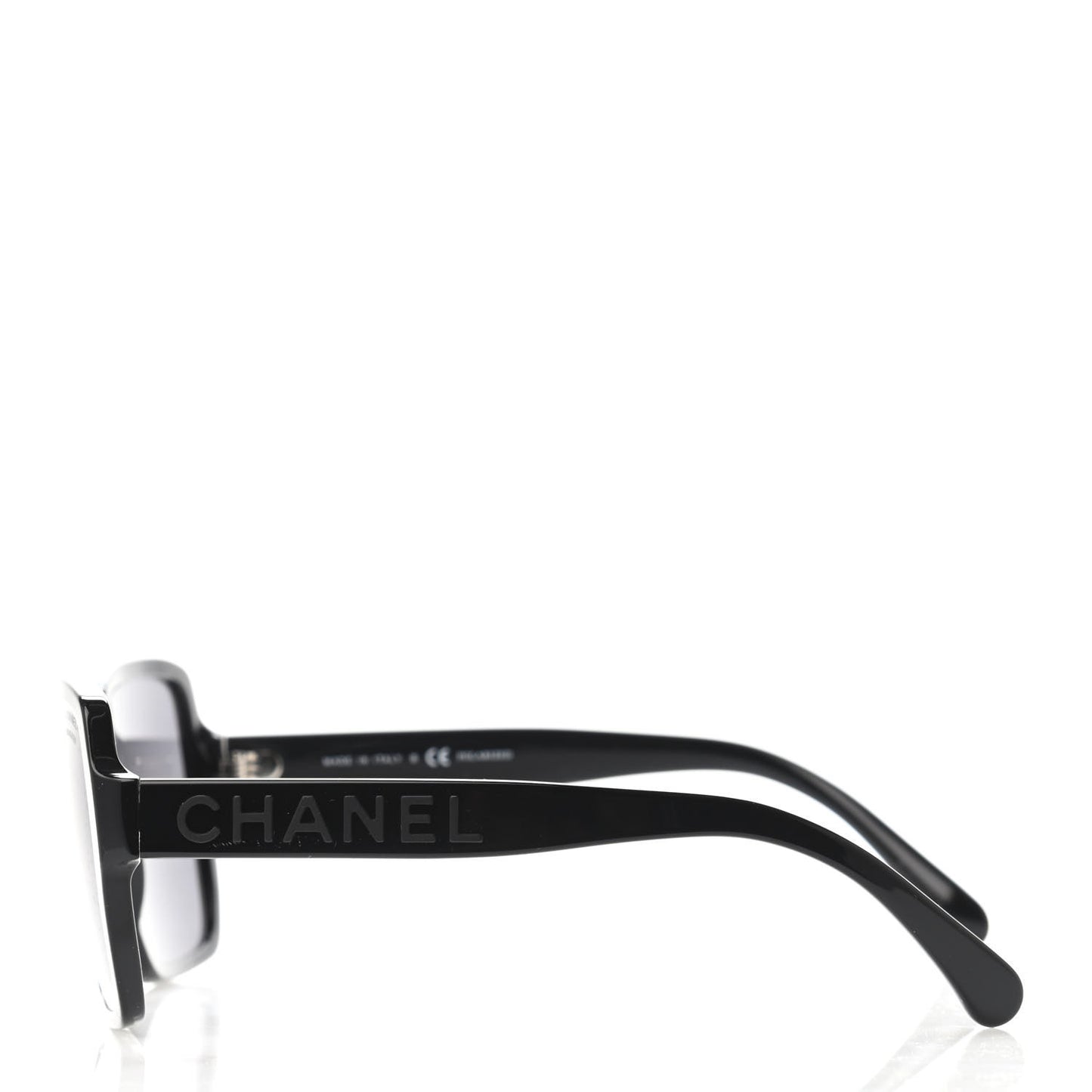 Acetate Polarized Square Sunglasses 5408 Black