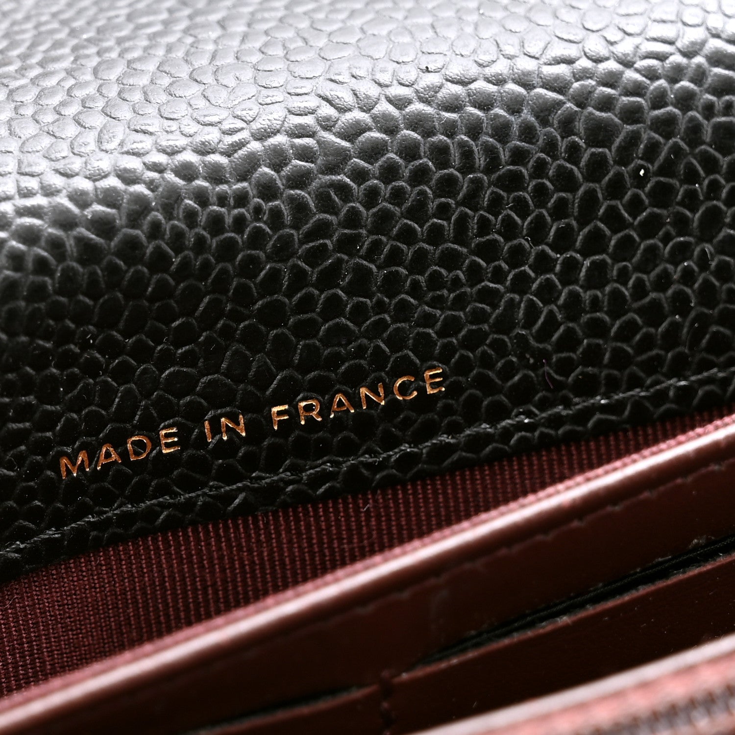 Chanel Caviar Quilted Large Gusset Flap Wallet Black 8 of 11