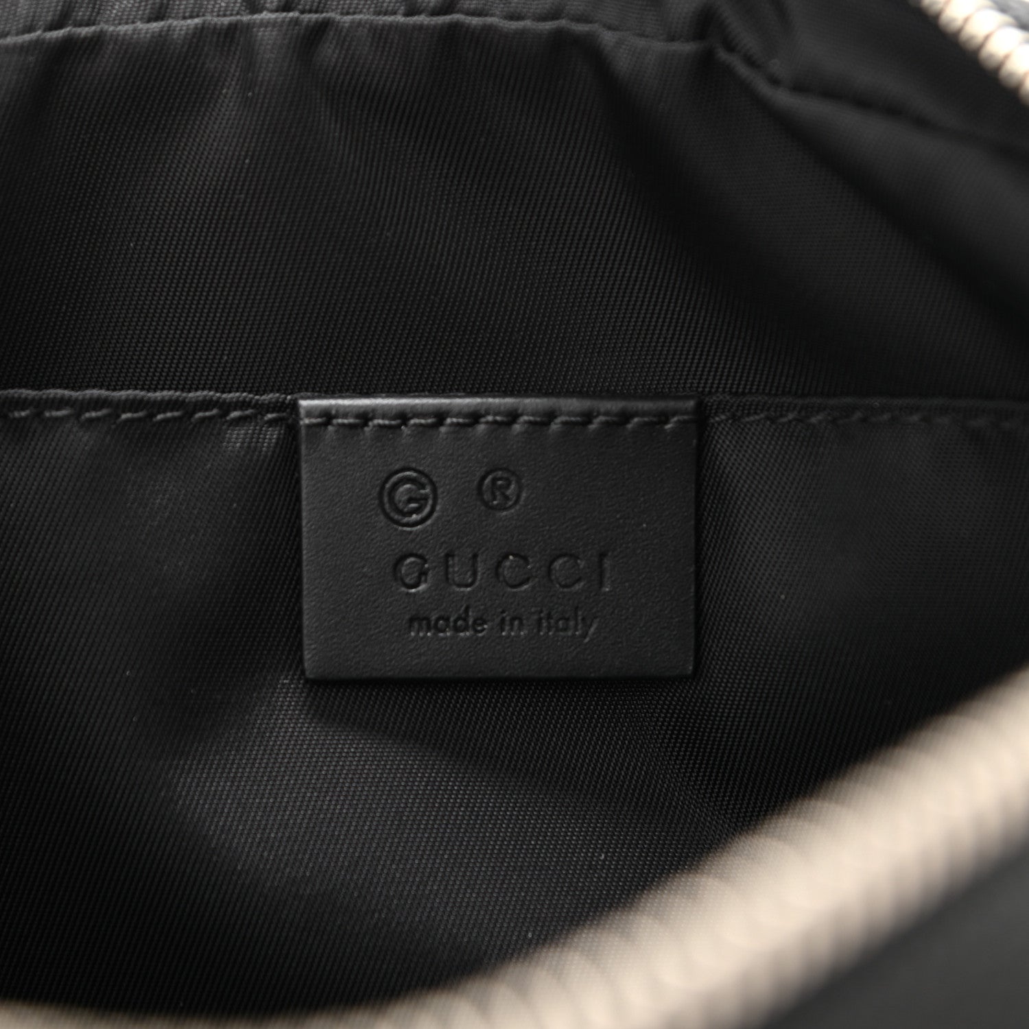 Gucci Canvas Web Slim Belt Bag Black 6 of 10