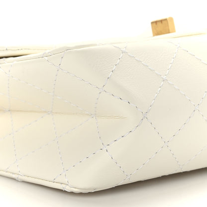 Chanel Aged Calfskin Quilted 2.55 Reissue Mini Flap White 8 of 9
