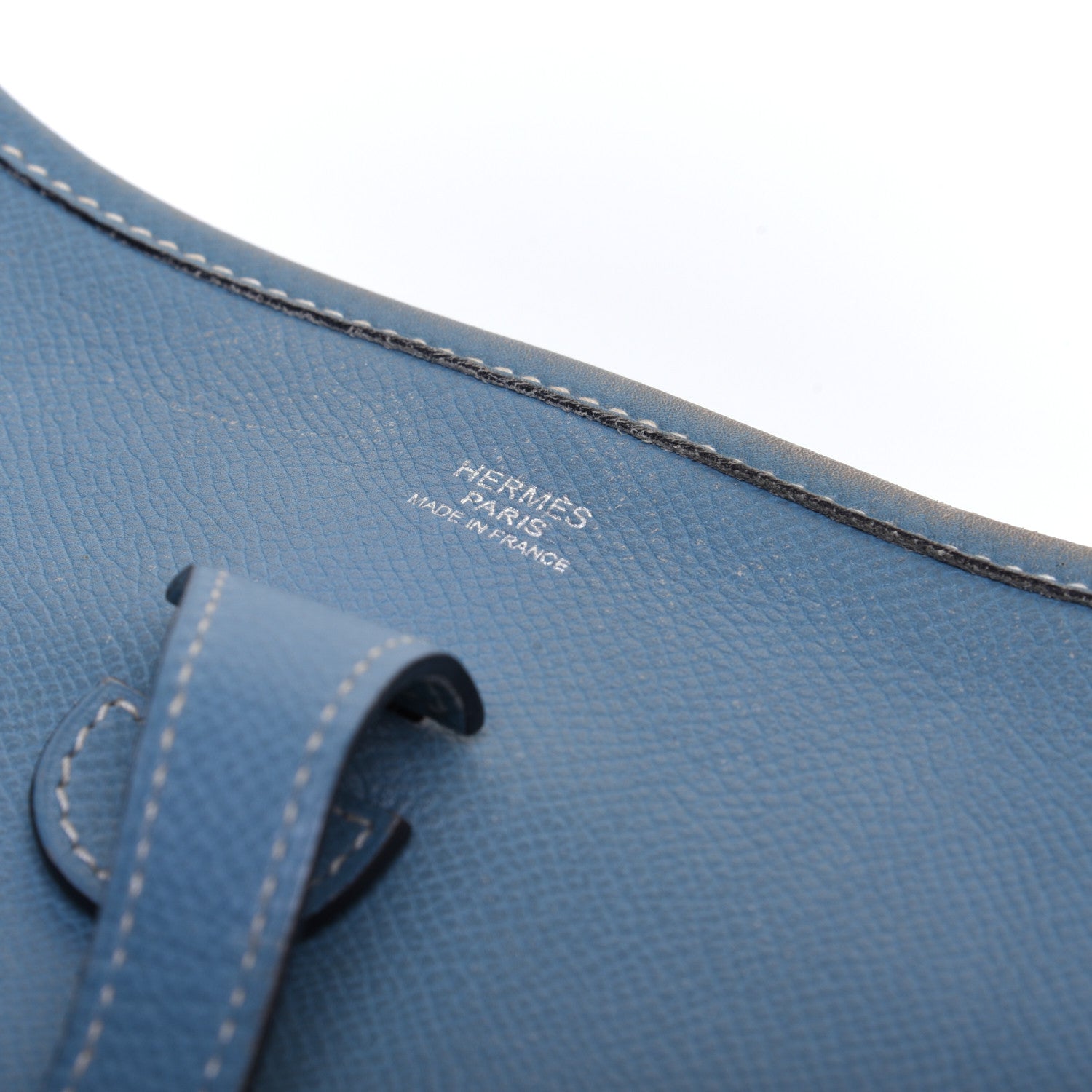 Hermes Epsom Evelyne PM Blue Jean 8 of 12