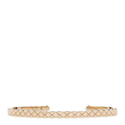 Chanel 18K Yellow Gold Coco Crush Cuff Bracelet L 2 of 5