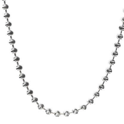 Gucci Sterling Silver Bead Toggle Necklace 1 of 6