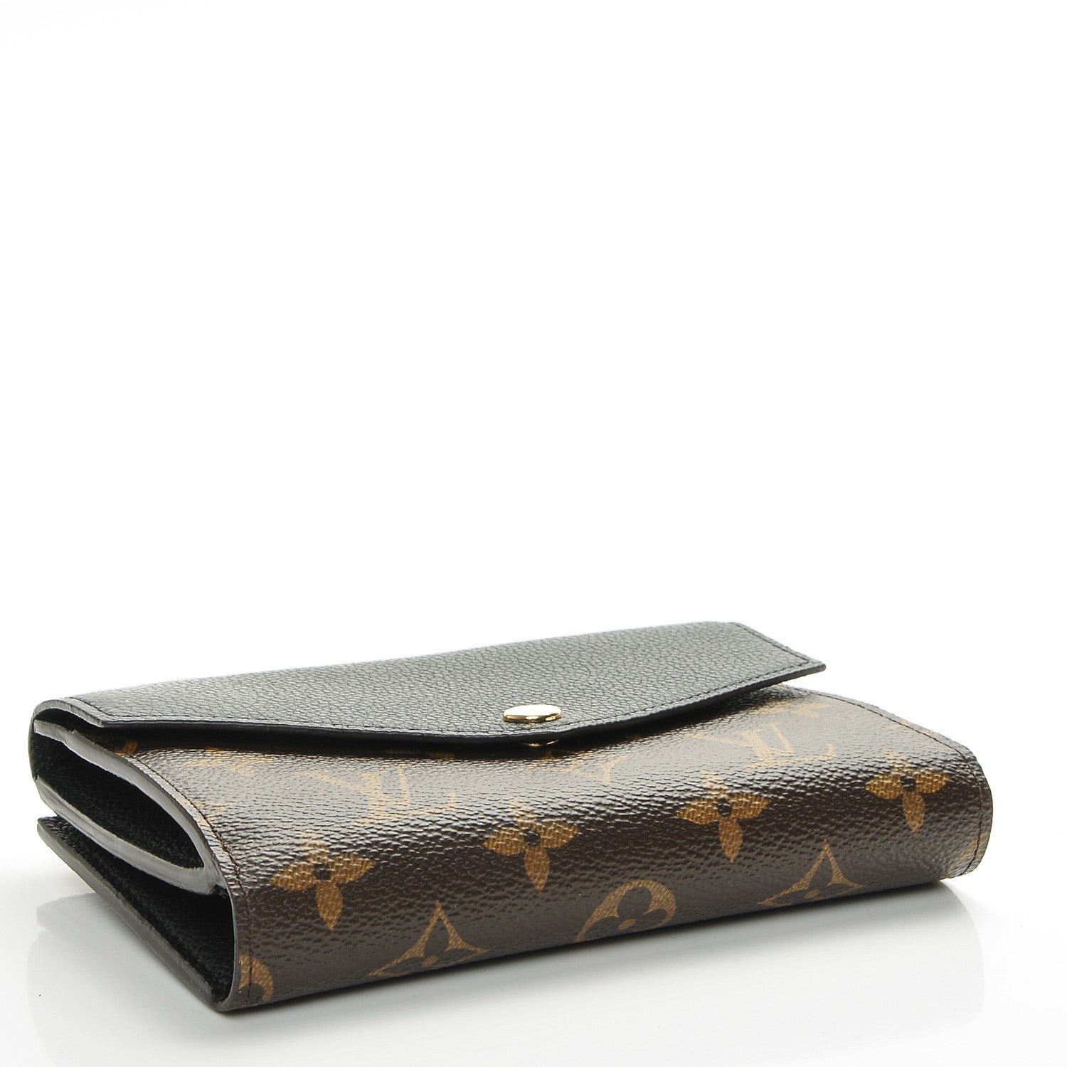 Louis Vuitton Monogram Pallas Compact Wallet Black 4 of 7