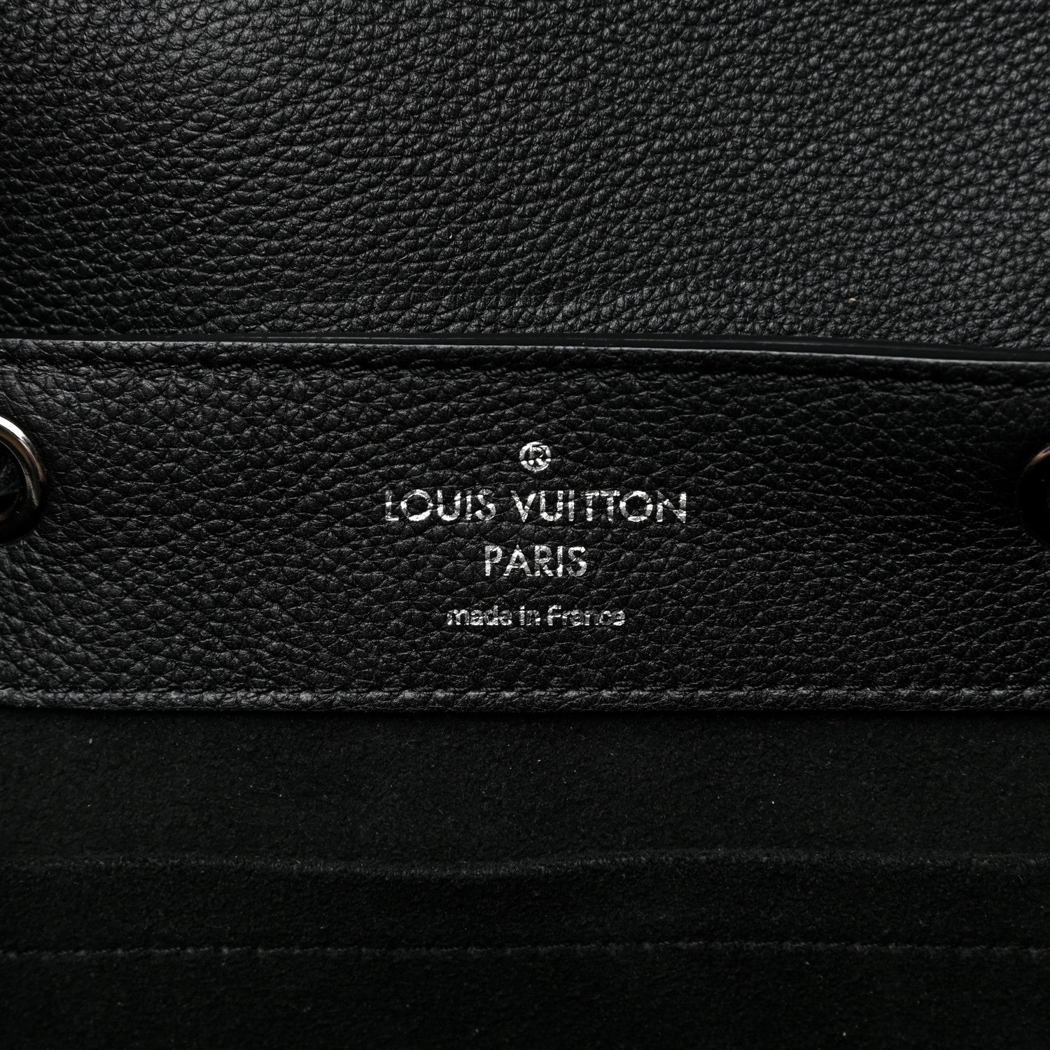 Louis Vuitton Calfskin Lockme Backpack Black 6 of 14