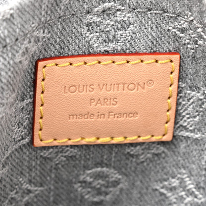 Louis Vuitton Monogram Denim Speedy Soft 30 Washed Gray 6 of 9