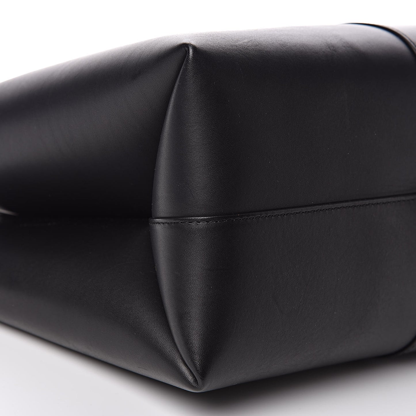 Calfskin Mini Folded Bag Black