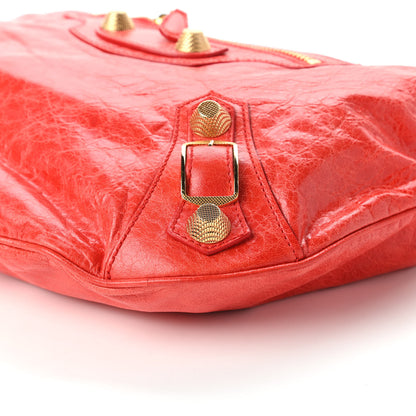 Balenciaga Agneau Giant 21 Gold Hardware Hobo Vermillion 7 of 10