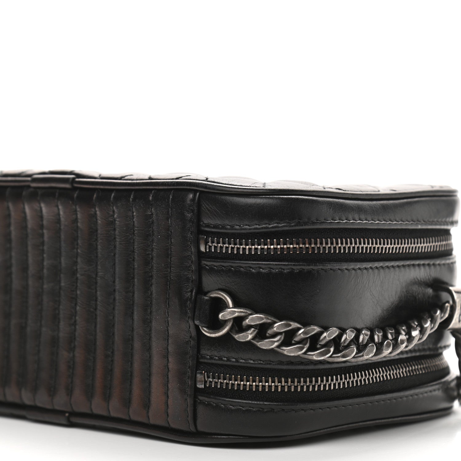 Chanel Lambskin Small Coco Boy Camera Case Black 11 of 11