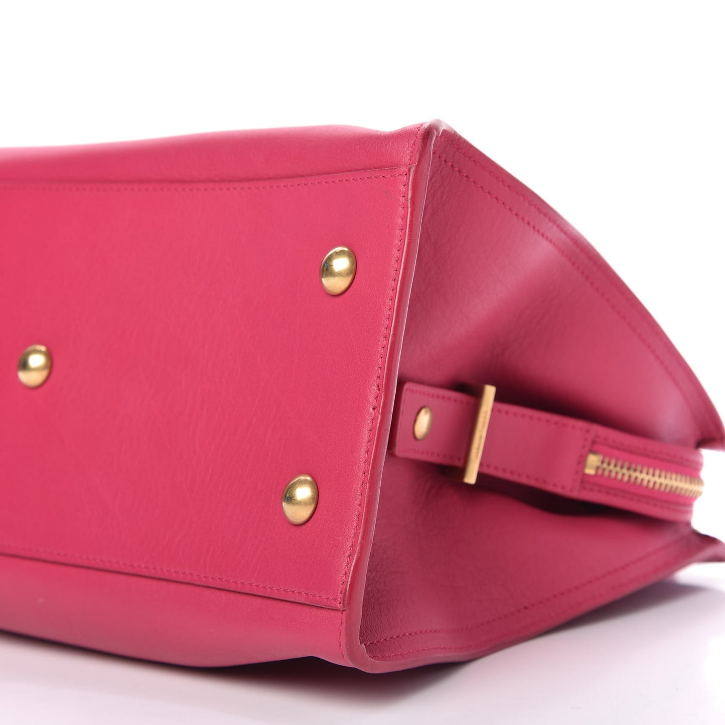 Calfskin Small Classic Y Cabas Fuchsia