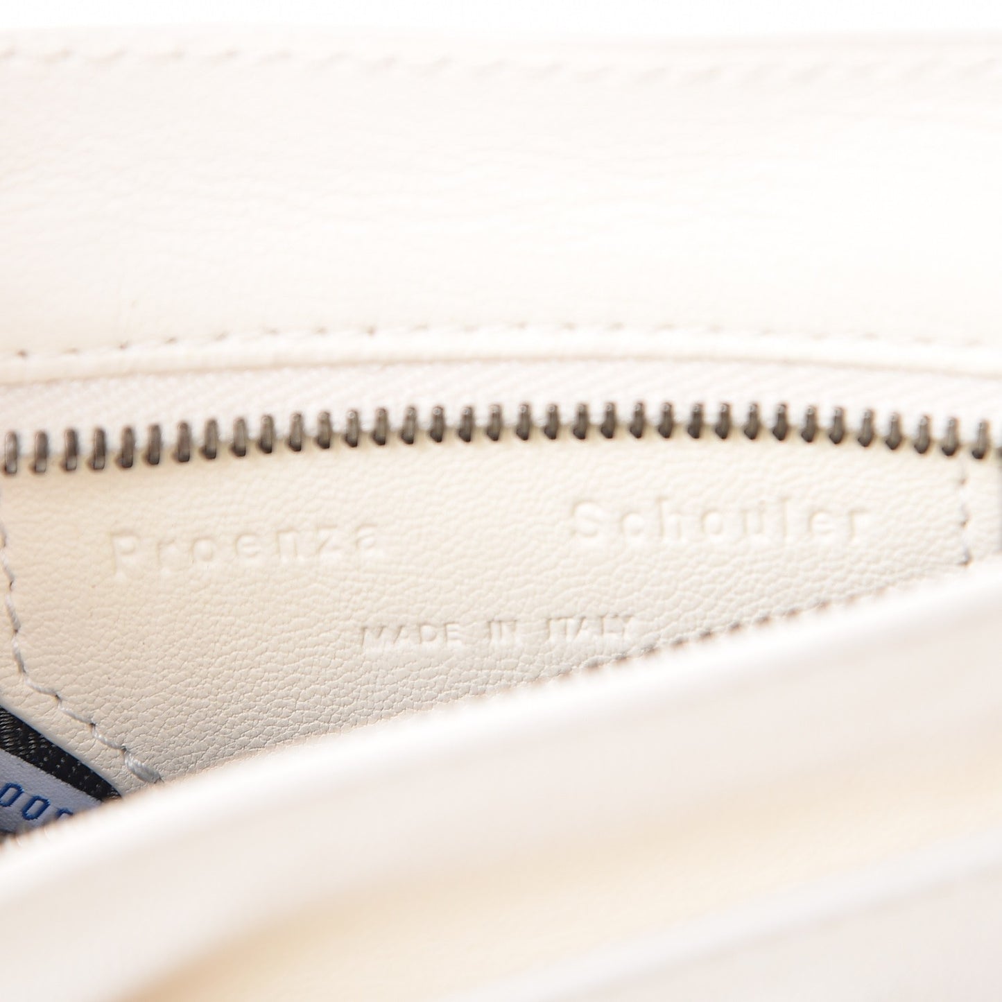Lambskin Fringe PS1 Crossbody Pouch White