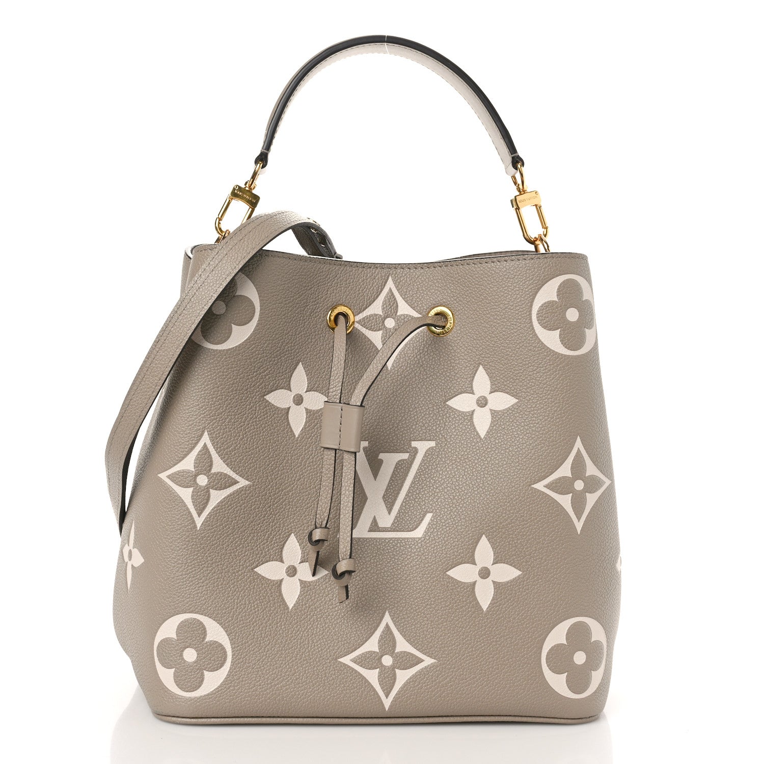 Louis Vuitton Empreinte Monogram Giant Neonoe MM Tourterelle Creme 3 of 8