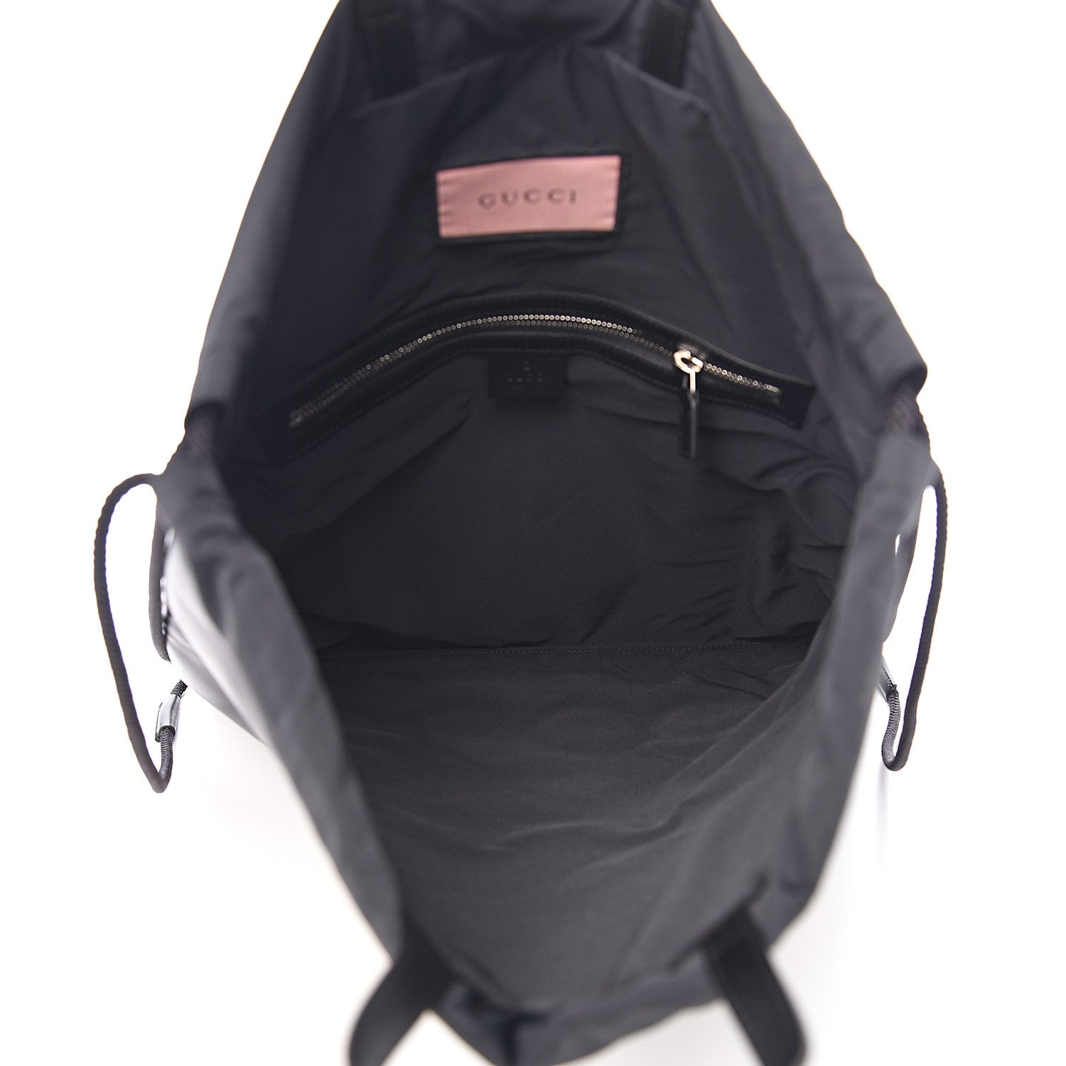 Gucci Calfskin Small GucciGhost Drawstring Backpack Black 4 of 11