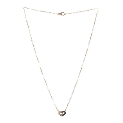 Cartier 18K Pink Gold Diamond XS Hearts and Symbols Necklace 3 of 4