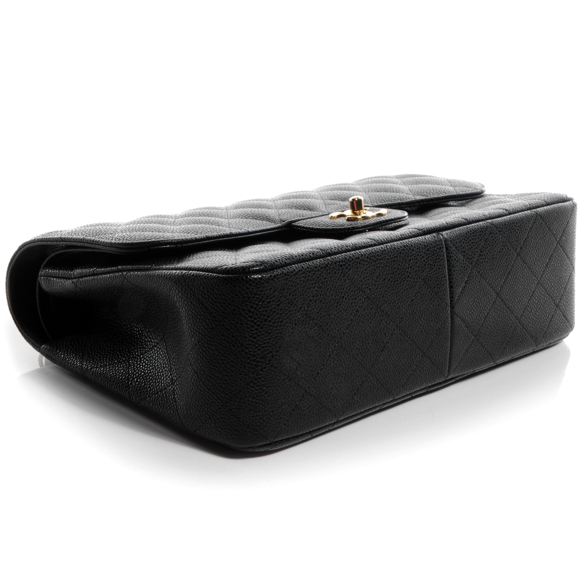 Chanel Caviar Quilted Jumbo Double Flap Black 4 of 9