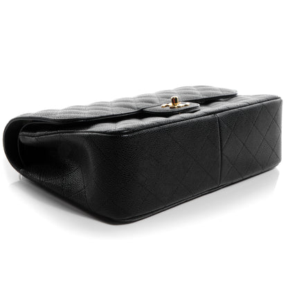 Chanel Caviar Quilted Jumbo Double Flap Black 4 of 9