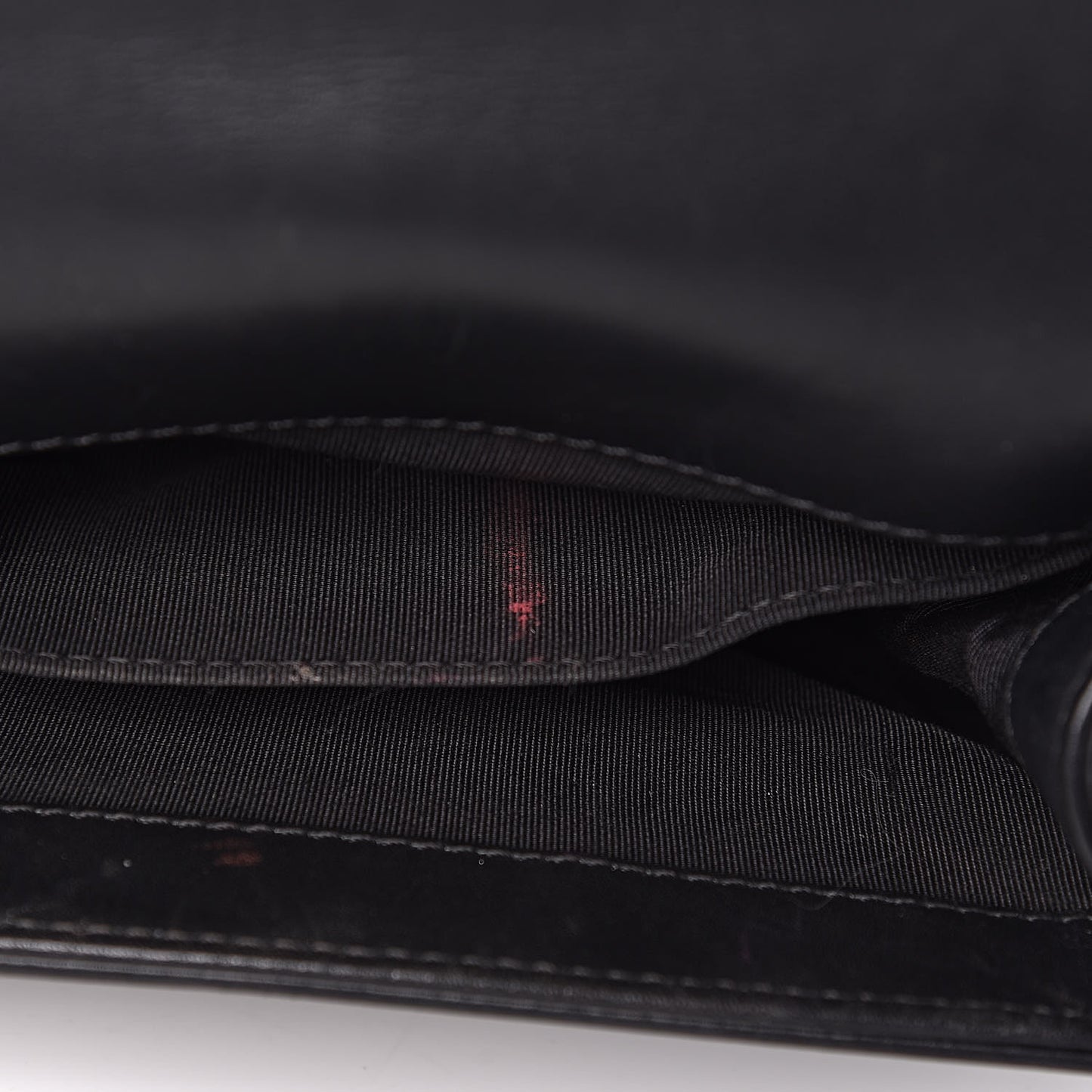 Tweed Calfskin Small Boy Flap Black