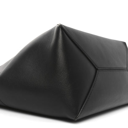 Loewe Shiny Calfskin Medium Puzzle Fold Tote Black 8 of 9