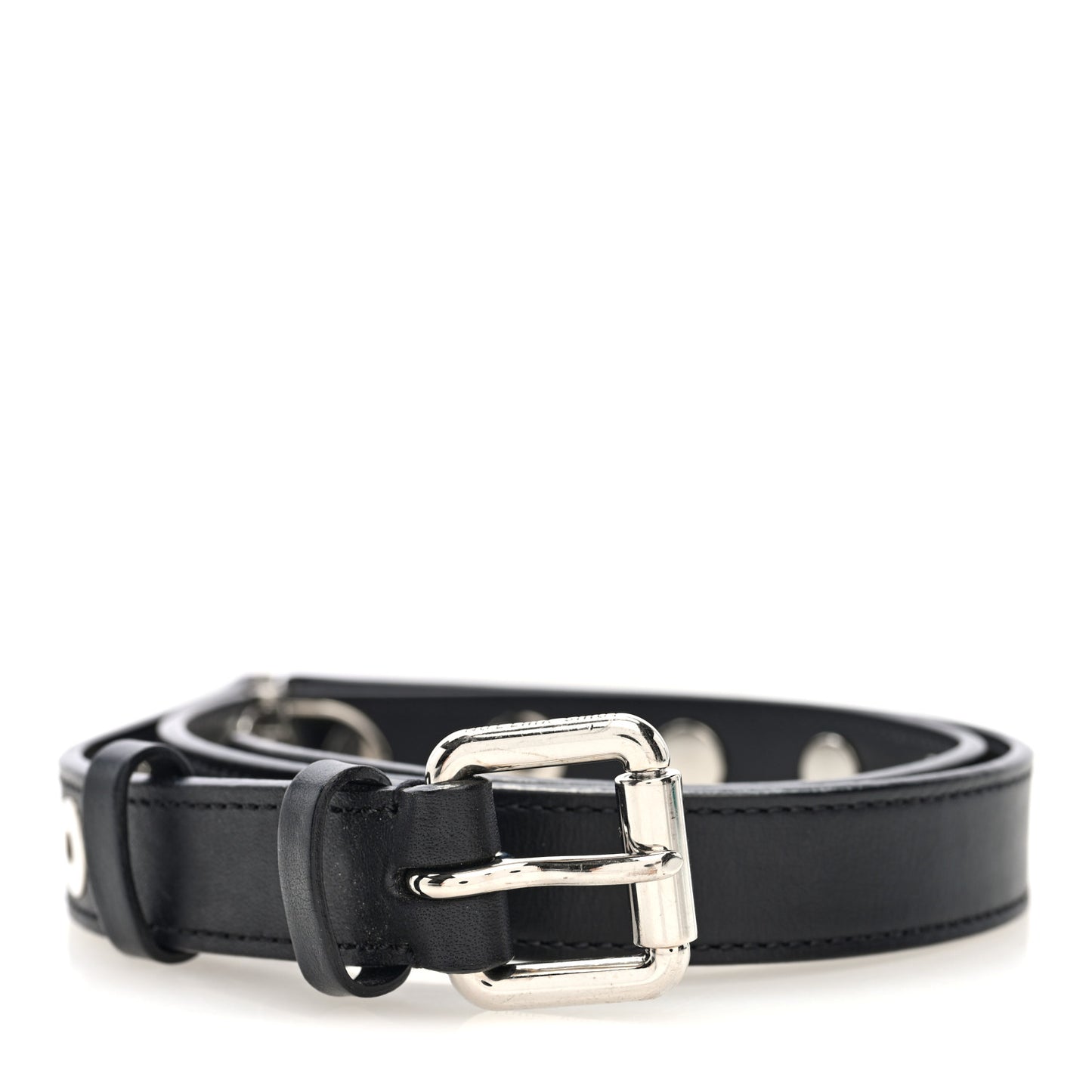 Calfskin Spikes Studded 75 30 Belt Black