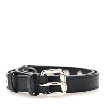 Louis Vuitton Calfskin Spikes Studded 75 30 Belt Black 1 of 6