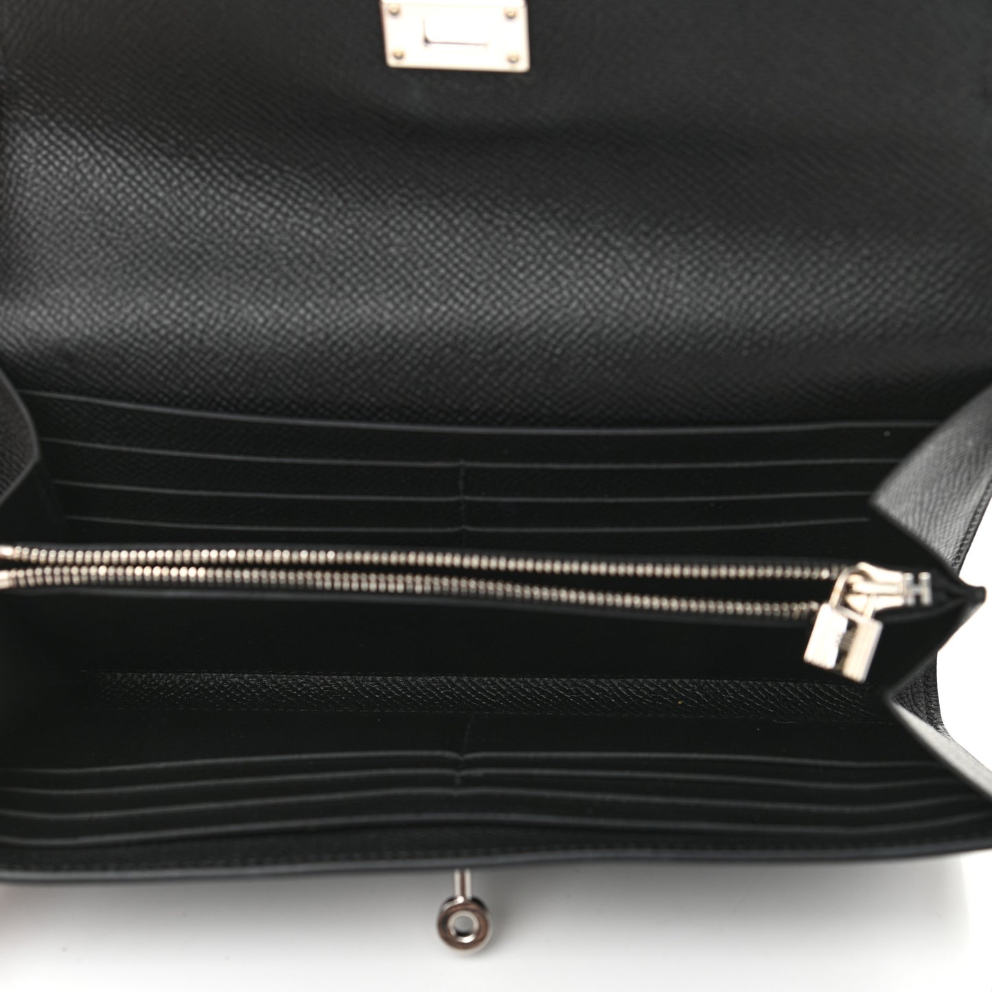 Epsom Kelly Longue Wallet Black