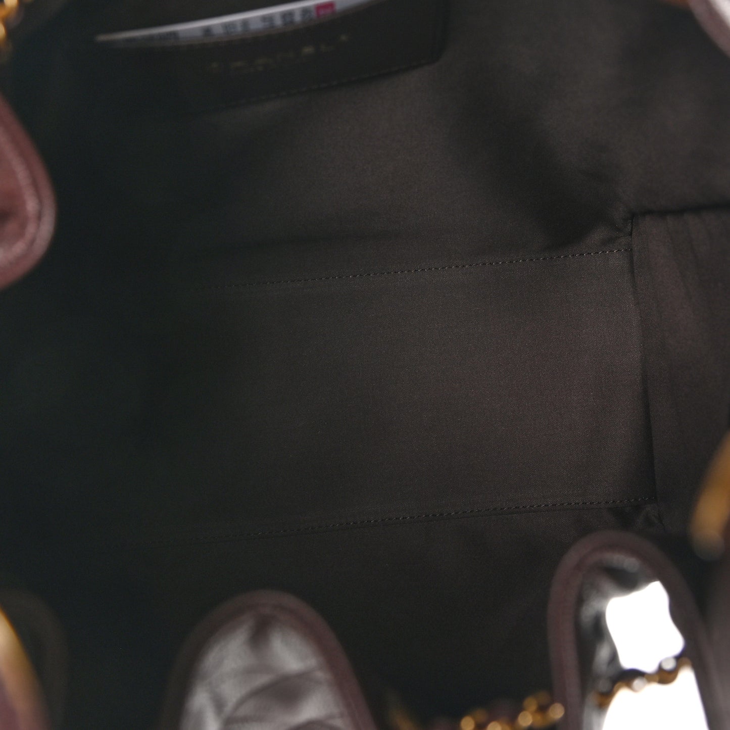 Caviar Quilted Medium Chanel 25 Handbag Dark Brown