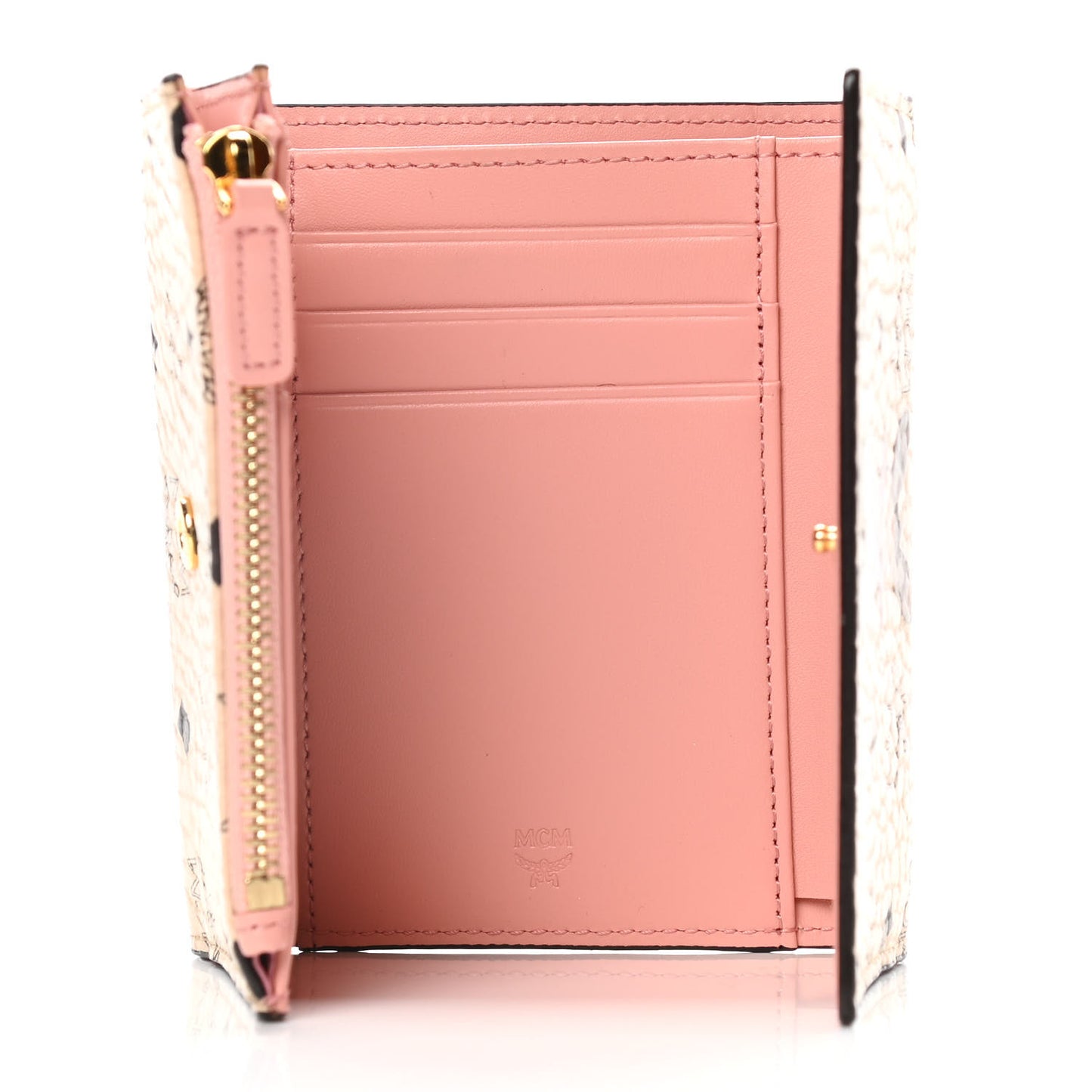 Visetos Rabbit Tri-Fold Wallet Beige