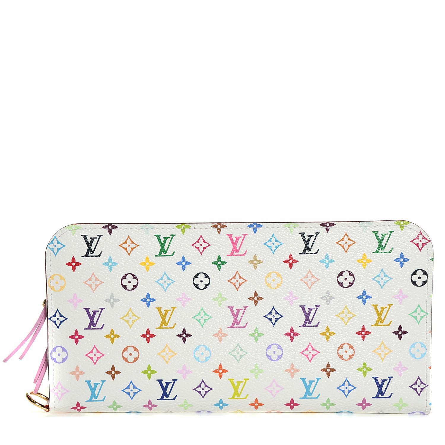 Louis Vuitton Monogram Multicolor Insolite Wallet White Litchi 1 of 8