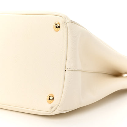 Prada Saffiano Medium Galleria Double Zip Tote Talco 13 of 24