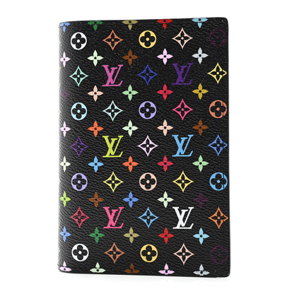 Louis Vuitton LV X TM Monogram Multicolor Passport Cover Black 1 of 7