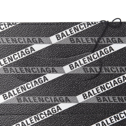 Balenciaga Coated Canvas Losange Monogram Plastic Bag Shopper S Black Grey 8 of 8