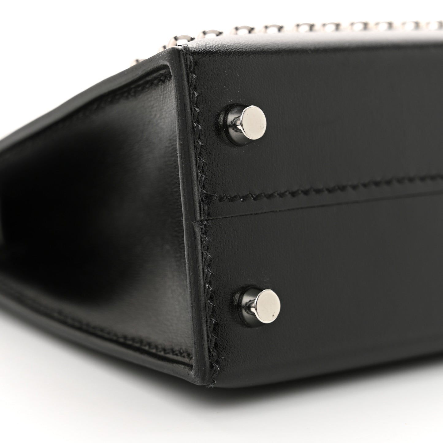 Box Studded Clouté Mini Kelly Sellier 20 Black