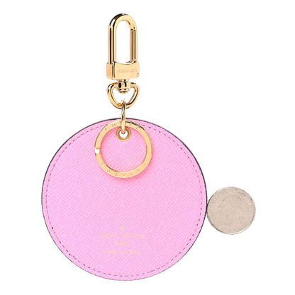 Louis Vuitton Monogram 2022 Christmas Animation Paris Bag Charm Key Ring Pink 2 of 4