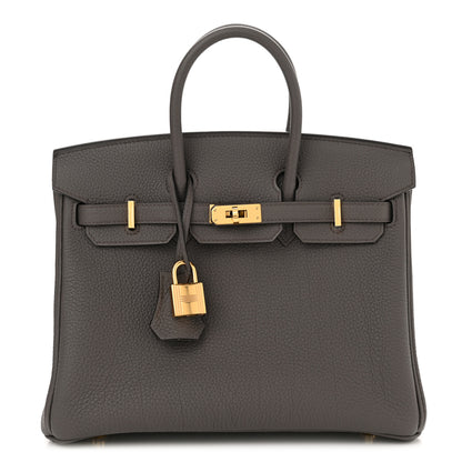 Hermes Togo Birkin 25 Etain 1 of 12