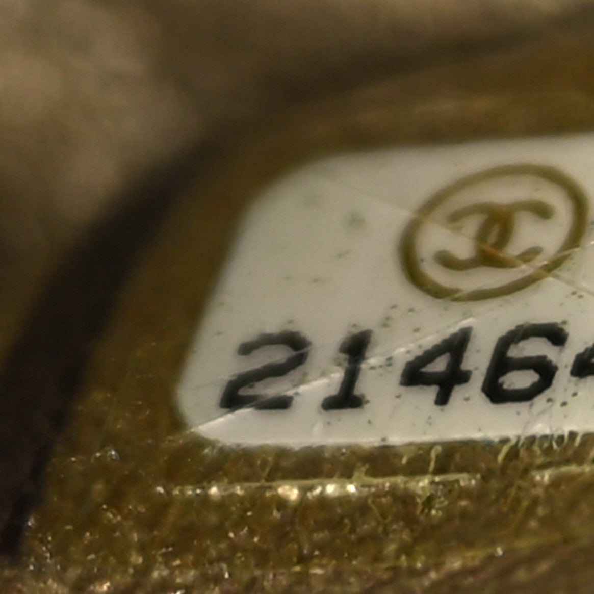 Metallic Caviar Quilted Mini Rectangular Flap Gold