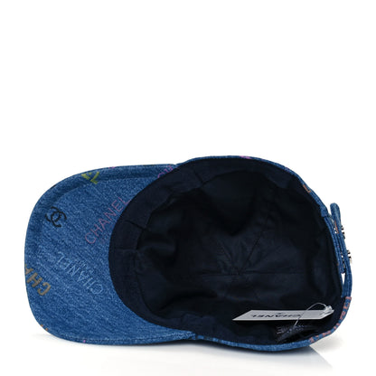 Chanel Denim Mood Cap Hat Blue 7 of 8