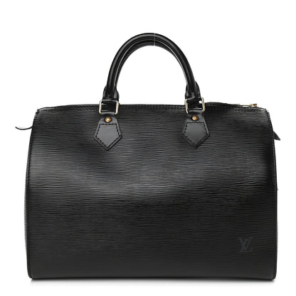 Louis Vuitton Epi Speedy 30 Black 1 of 9