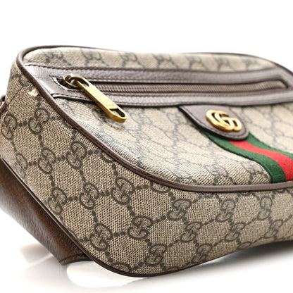 Gucci Soft GG Supreme Monogram Medium Ophidia Belt Bag Dark Brown 8 of 11
