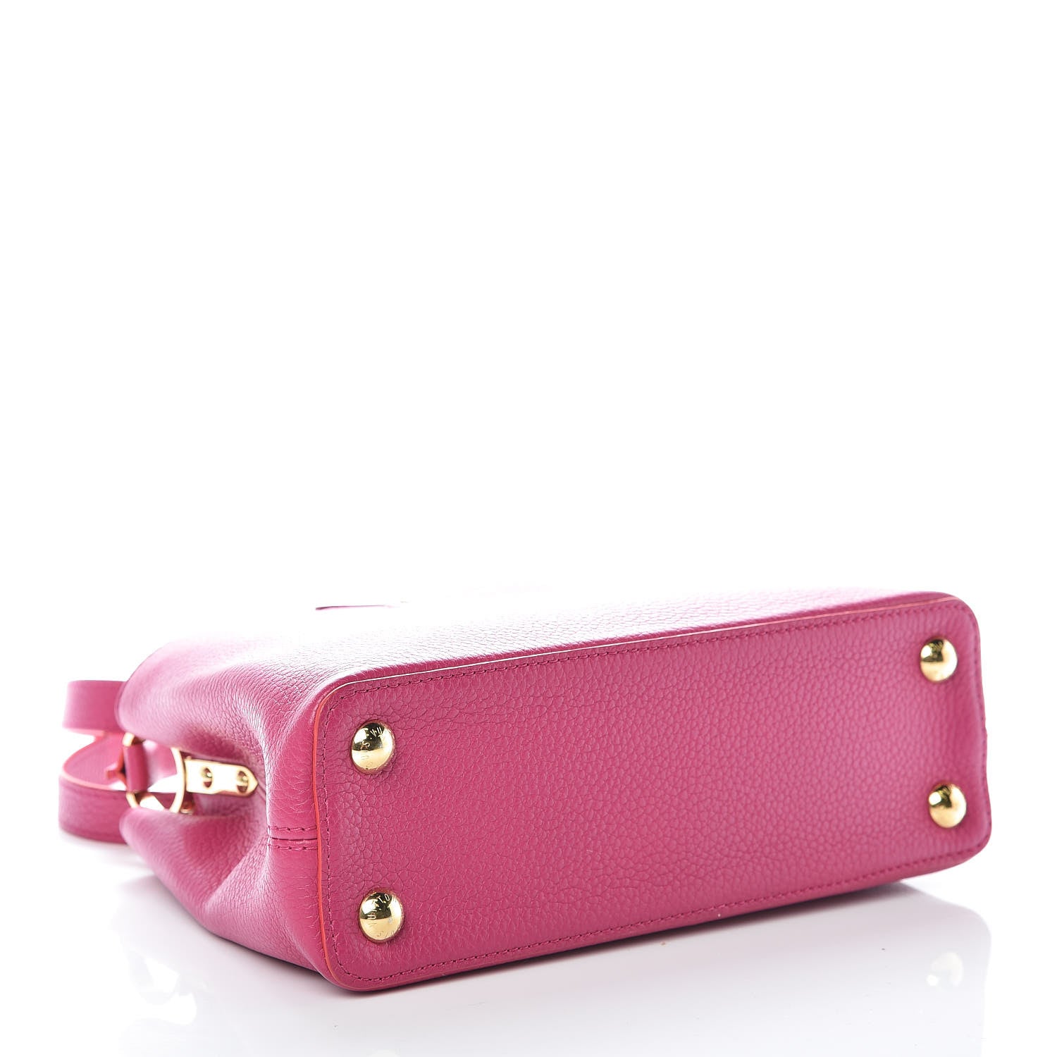 Louis Vuitton Taurillon Capucines BB Hibiscus Flamingo 5 of 11