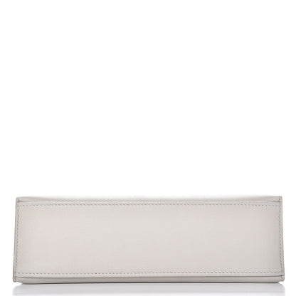 Hermes Swift Kelly Pochette Clutch Gris Perle 6 of 26