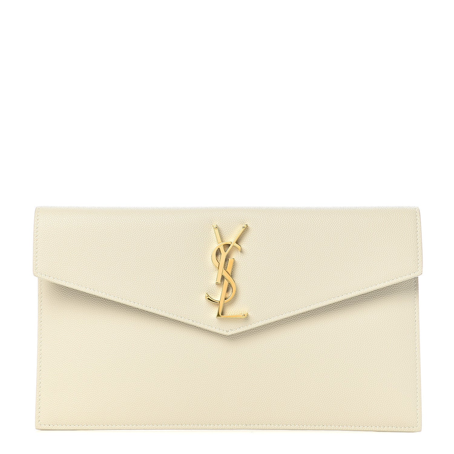 Saint Laurent Grain De Poudre Uptown Pouch Crema Soft 1 of 7