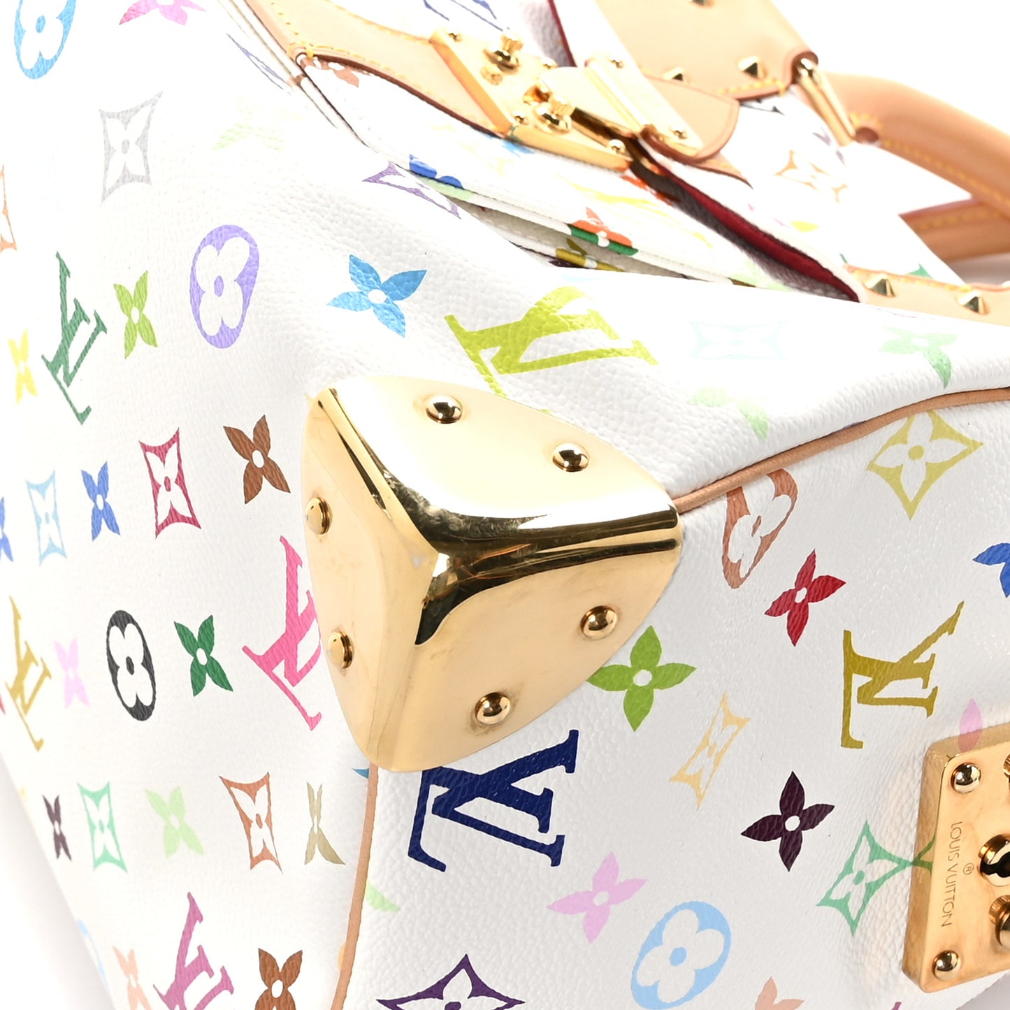 Monogram Multicolor Speedy 30 White