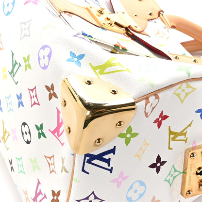 Louis Vuitton Monogram Multicolor Speedy 30 White 9 of 12